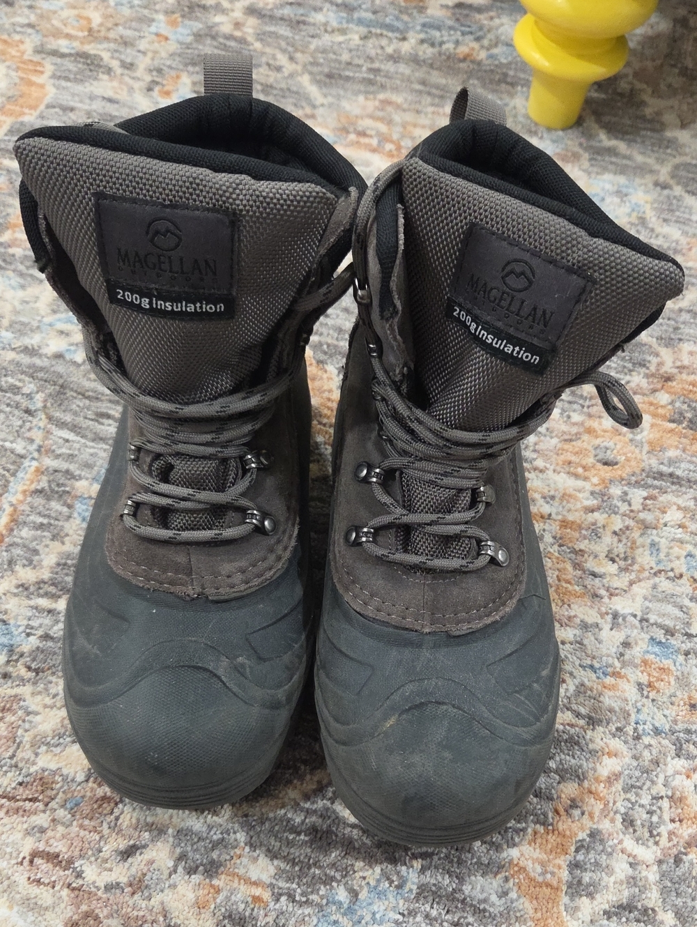 Magellan Outdoors Men's Gray Insulated Winter Boots